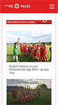 Mobile Screenshot of fkvelez.ba